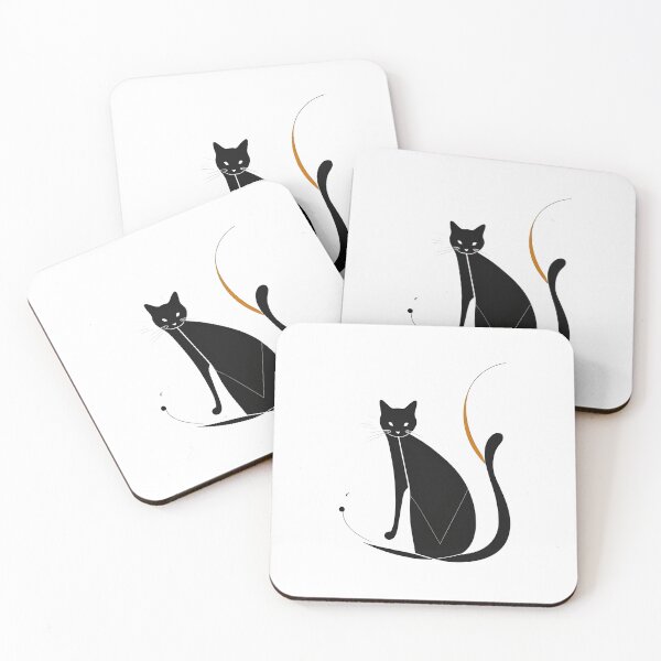 Item preview, Abstract minimalist cat design designed and sold by GracefulGems.