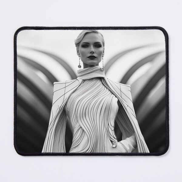 Item preview, Elegant fashion, woman, black and white designed and sold by Imaginarium888.
