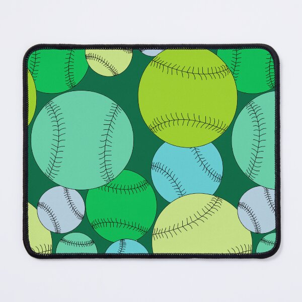Item preview, Colorful Baseballs Pattern designed and sold by BartholGraphics.