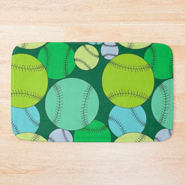 Item preview, Colorful Baseballs Pattern designed and sold by BartholGraphics.