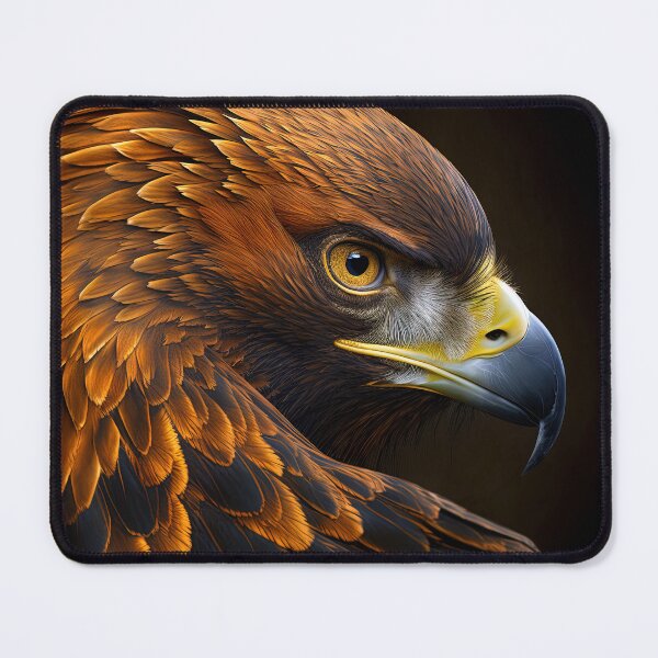 Item preview, Golden Eagle bird head designed and sold by InfigoArt.