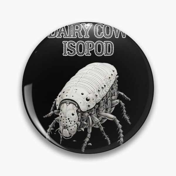 Item preview, Dairy Cow Isopod Bug | Unique Bug Art designed and sold by The Whimsical Homestead.