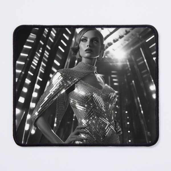 Item preview, Elegant fashion, woman, black and white designed and sold by Imaginarium888.