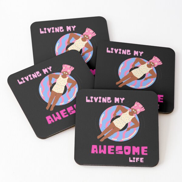 Item preview, Living My Awesome Life: Women Chill Relax Edition designed and sold by KarmeLoveArt.