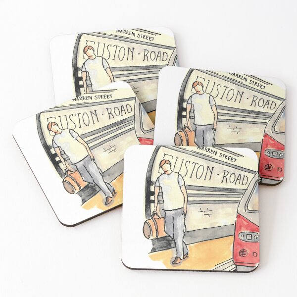 Item preview, Warren Street Euston Road Watercolour designed and sold by KarenBakerArt.