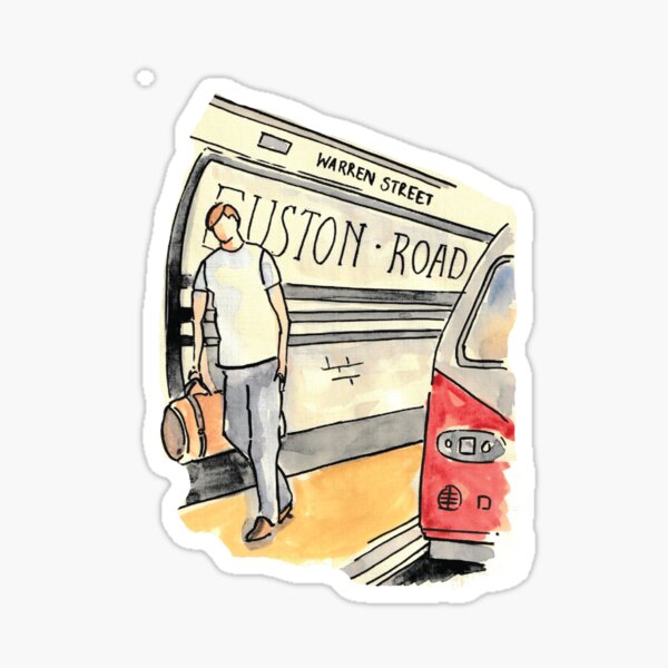 Artikel-Vorschau von Warren Street Euston Road Aquarell, designt und verkauft von KarenBakerArt.