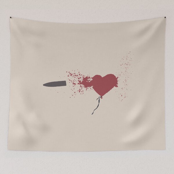 Item preview, heart balloon | Peace is over designed and sold by NerdyBerlin.
