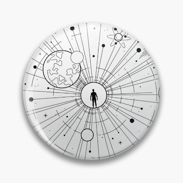 Item preview, Man is at the center of the universe designed and sold by Andrey Prokopenko.