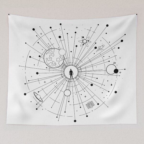 Item preview, Man is at the center of the universe designed and sold by Andrey Prokopenko.