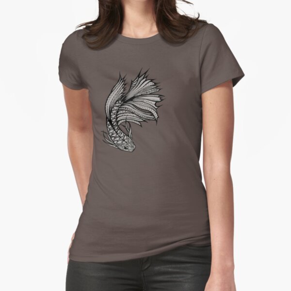 Beta Fish Fitted T-Shirt