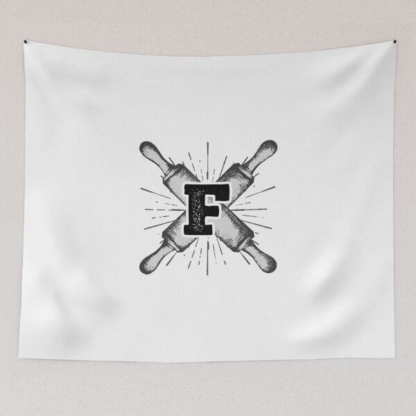 Item preview, Monogram F Baker Rolling Pins designed and sold by simplymonogram.