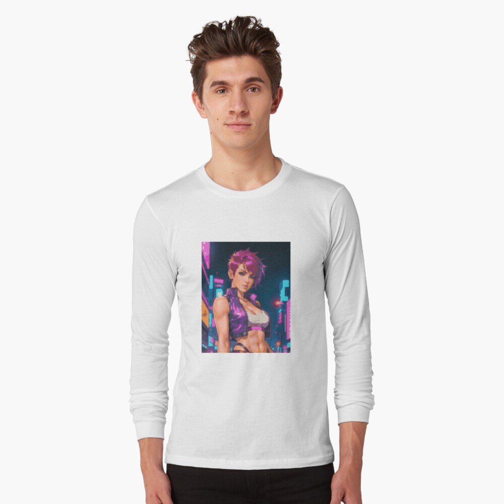 Item preview, Long Sleeve T-Shirt designed and sold by 8bitglam.