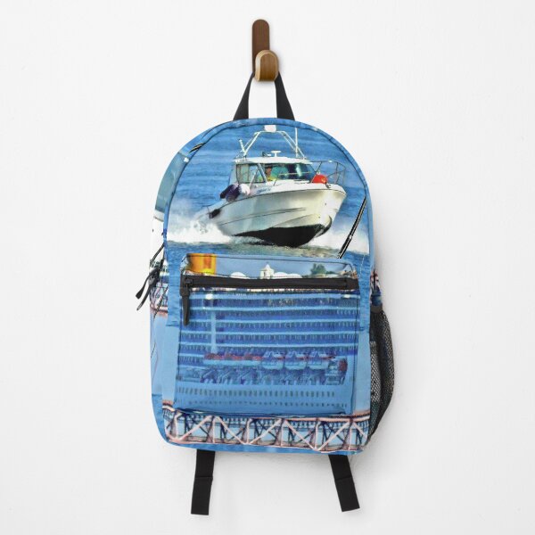 Item preview, rio tejo. cruise, boats, busy life designed and sold by Tereza Pilar Art.