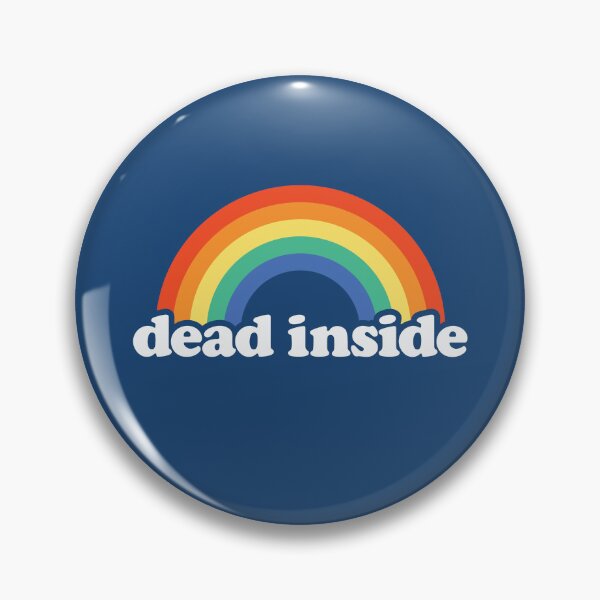 Item preview, Dead Inside: Funny Rainbow Blues designed and sold by hadleyfoo.