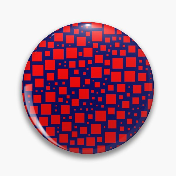 Item preview, Small Red Squares in Circle Pattern designed and sold by Jeallan Designs.