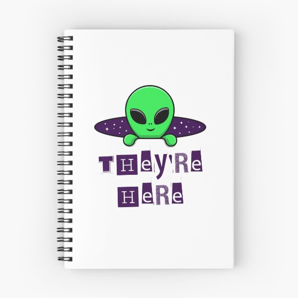 Item preview, ALIENS ufo - They're Here designed and sold by vargass street.