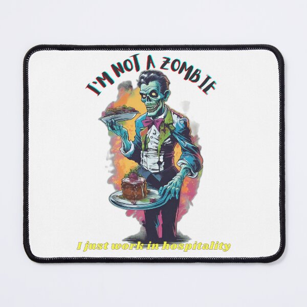 Item preview, Zombie waiter designed and sold by AyrDigitalArt.