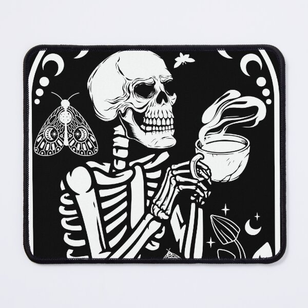 Item preview, Skeleton Coffee Halloween Gift designed and sold by BronikowskiART.