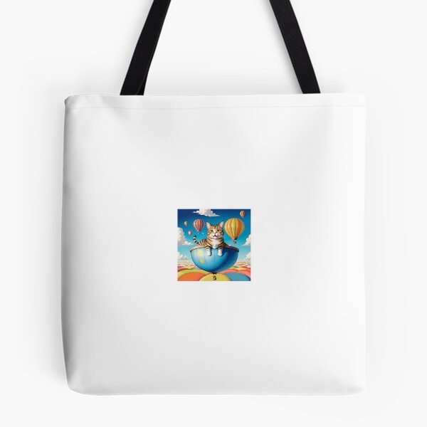 Item preview, Cat flying in an hot air ballon designed and sold by cesavision.
