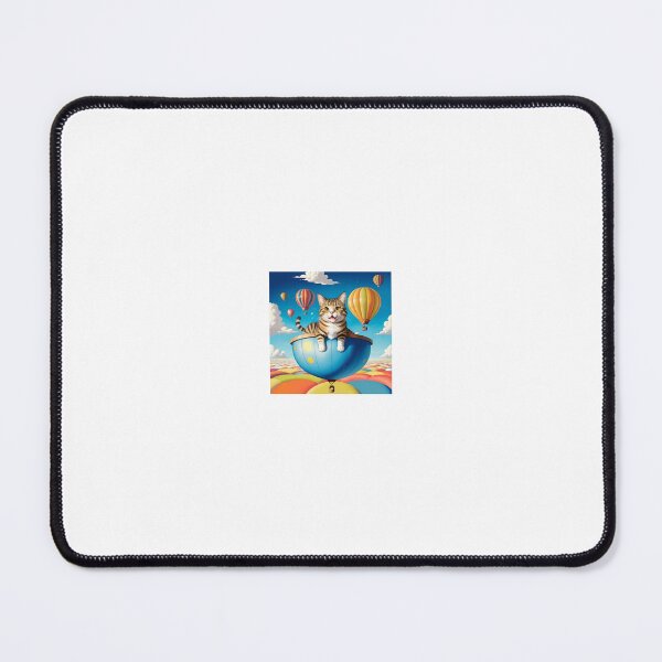 Item preview, Cat flying in an hot air ballon designed and sold by cesavision.