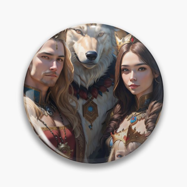 Artikelvorschau, Wolf King Family Portrait entworfen und verkauft von Omgsomething.
