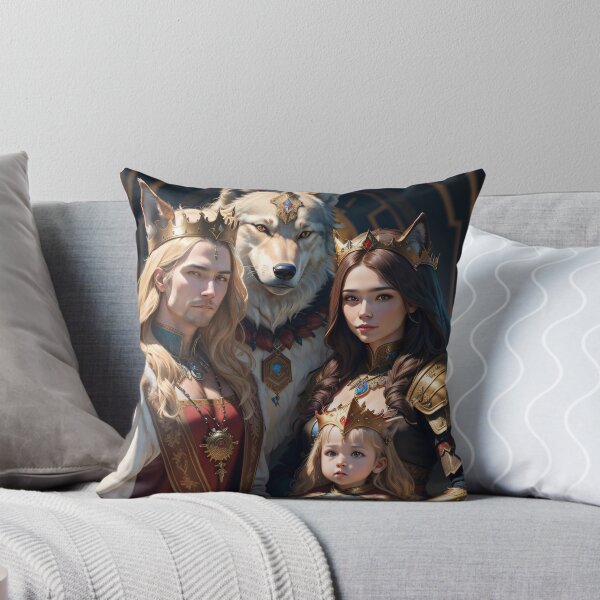 Item preview, Wolf King Family Portrait designed and sold by Omgsomething.