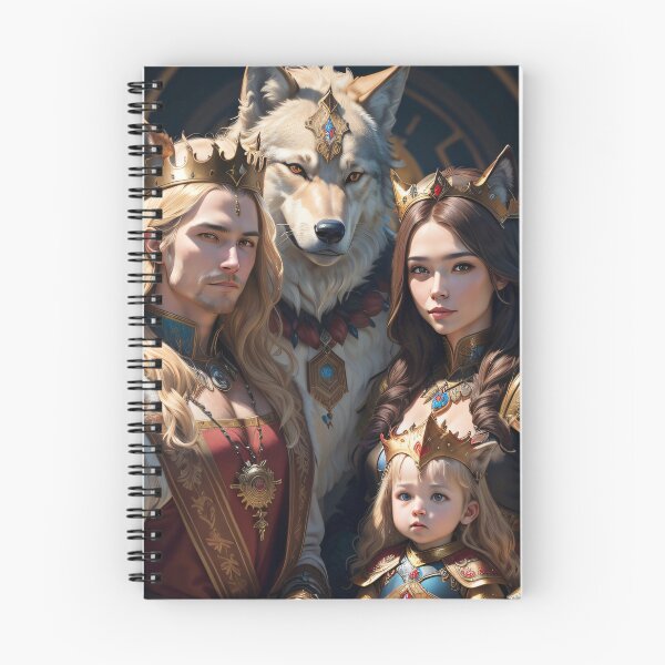 Artikelvorschau, Wolf King Family Portrait entworfen und verkauft von Omgsomething.