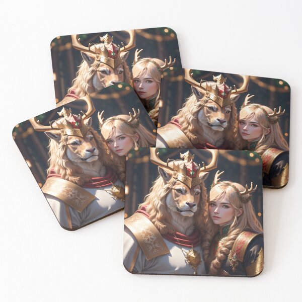 Artikelvorschau, Reindeer King Family Portrait entworfen und verkauft von Omgsomething.