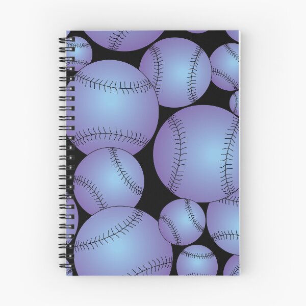 Item preview, Purple Baseballs Pattern designed and sold by BartholGraphics.