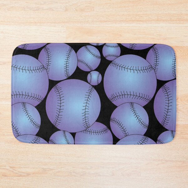Item preview, Purple Baseballs Pattern designed and sold by BartholGraphics.