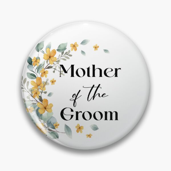 Item preview, Mother the groom. A crescent of yellow forest flowers. Thank you card, postcard, logo, print designed and sold by Anastasiia Yurevych.