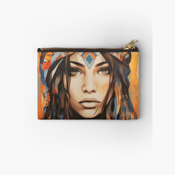 Item preview, Boho Beauty: A Portrait in Vibrant Colors designed and sold by PixelPack Design.