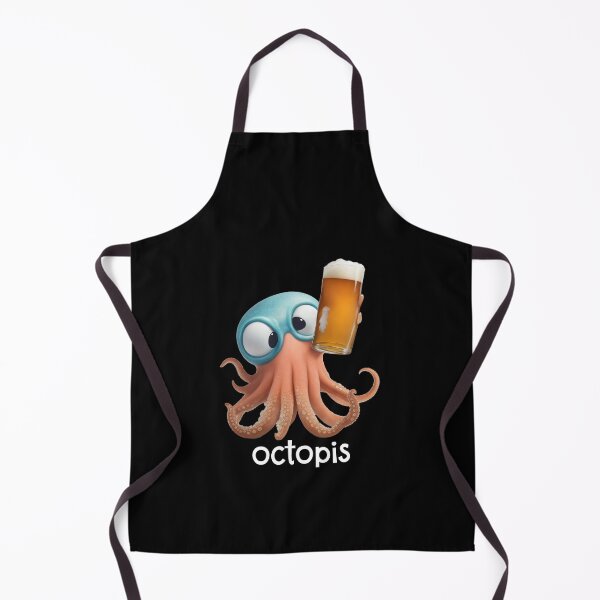 Item preview, Octopis drinking beer cephalopod tentacles mollusk alcohol designed and sold by w1ckerman.