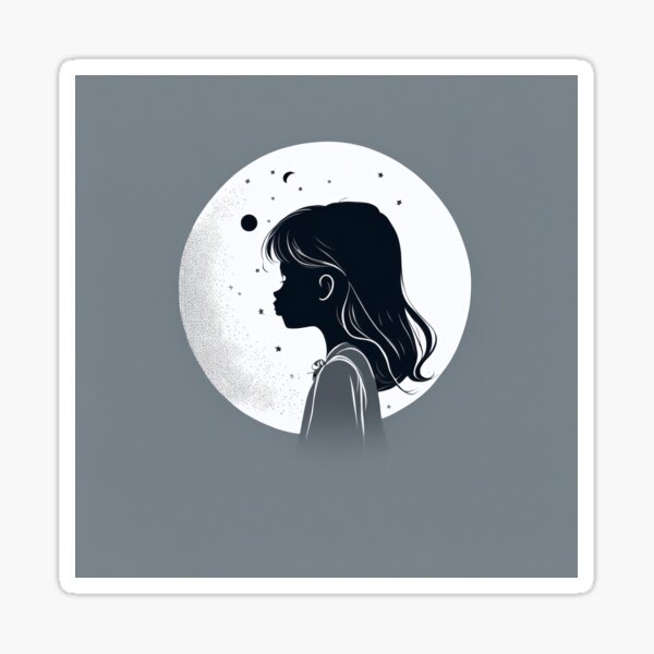 Item preview, moonlight girl designed and sold by Transeunte.