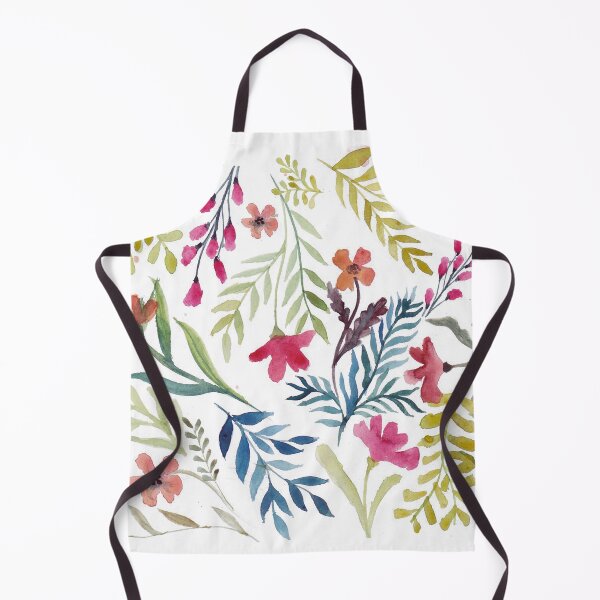 Item preview, Watercolor Colorful Flowers with Leaves designed and sold by colorfulglee.