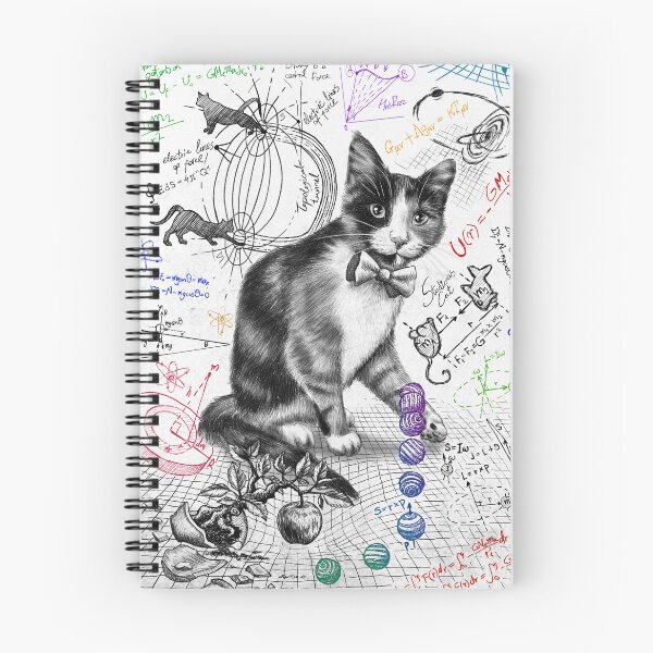 Artikelvorschau, Kalikokatze studiert die Schwerkraft W entworfen und verkauft von HrisRizz.