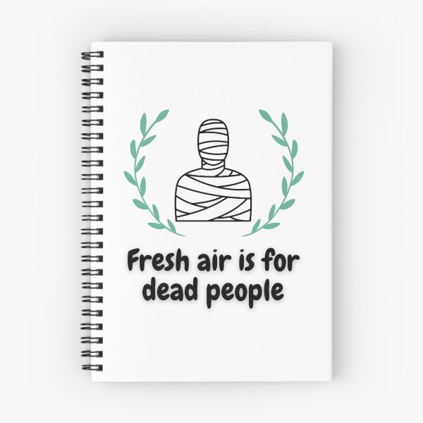 Item preview, For True Fan- Fresh Air is for Dead People designed and sold by NecklaceArtGift.