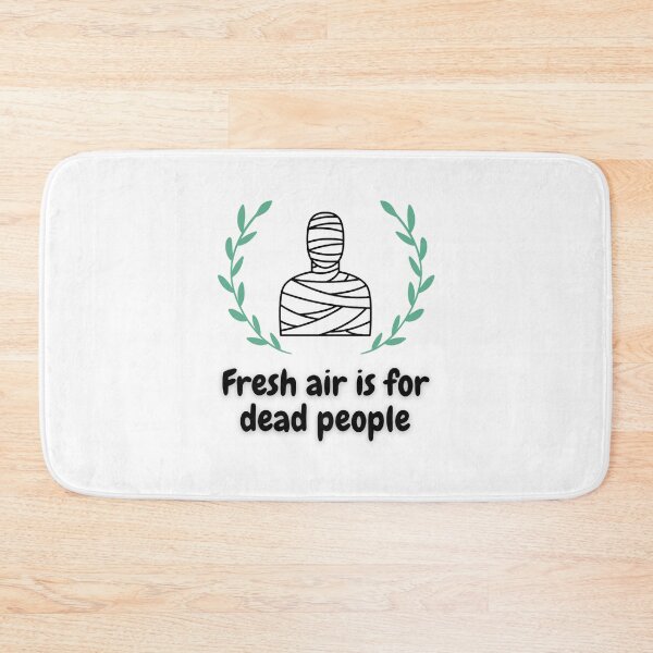 Item preview, For True Fan- Fresh Air is for Dead People designed and sold by NecklaceArtGift.