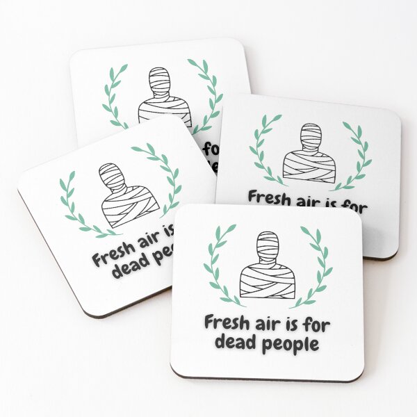 Item preview, For True Fan- Fresh Air is for Dead People designed and sold by NecklaceArtGift.
