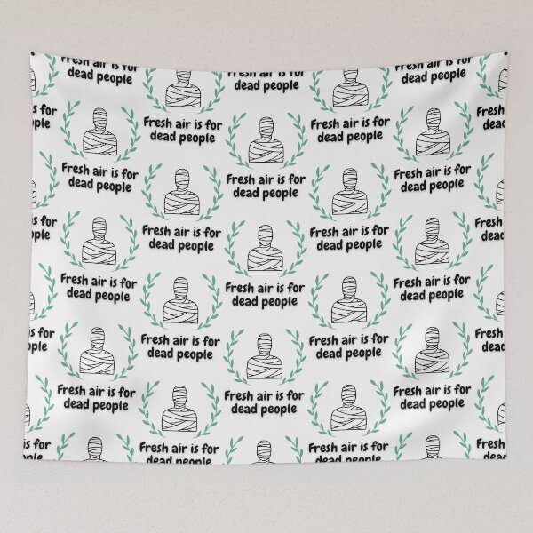 Item preview, For True Fan- Fresh Air is for Dead People designed and sold by NecklaceArtGift.