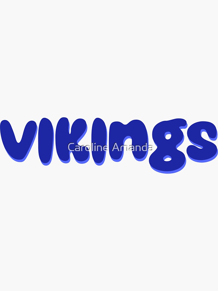 "Berry College Vikings" Sticker for Sale by Caroline Olesky Redbubble