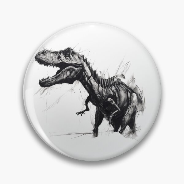 Item preview, Charcoal Sketch T-Rex designed and sold by CardsandCanvas.