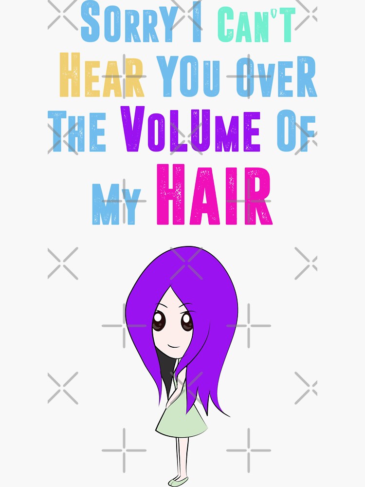 Big Hair Dont Care Funny Hair Volume No Control Novelty Quote by thespottydogg