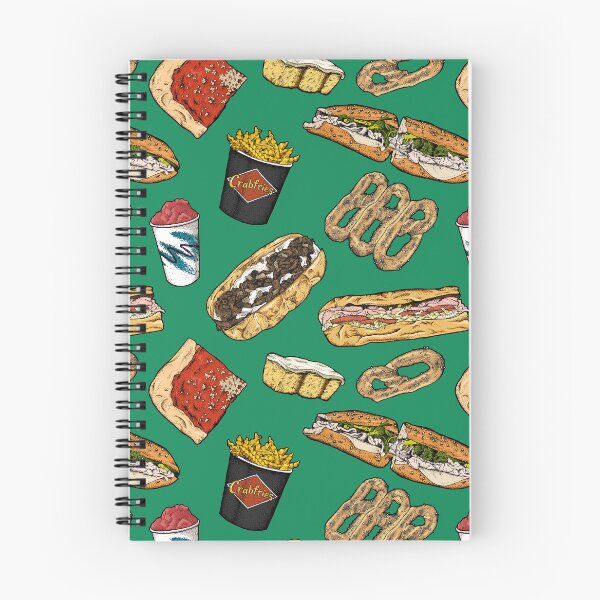 Item preview, Philly Foods Pattern - Kelly Green designed and sold by Elizabeth Weglein.