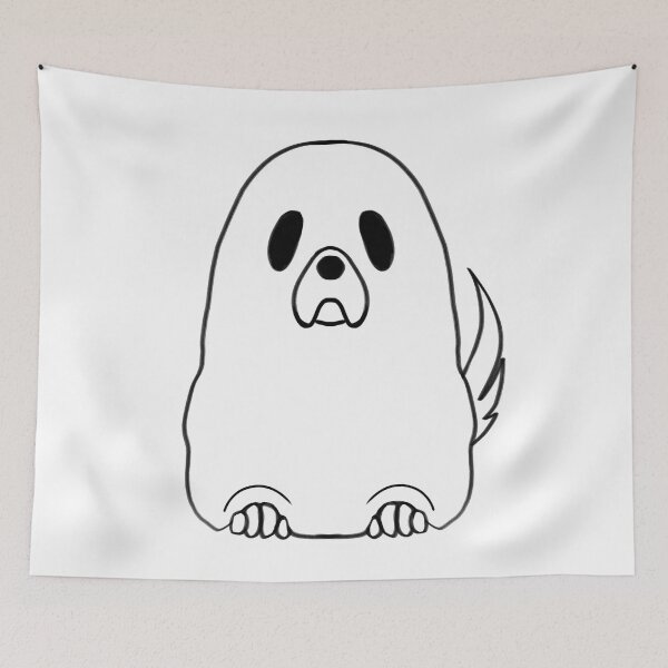 Item preview, Spooky Ghost Dog designed and sold by strangerlace.