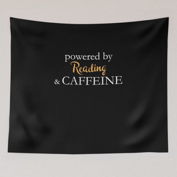 Item preview, Powered By Reading And Caffeine designed and sold by theredteacup.