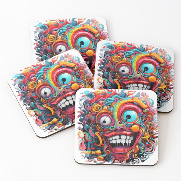 Item preview, Colorful Abstract Face  designed and sold by GraphicsJCM.