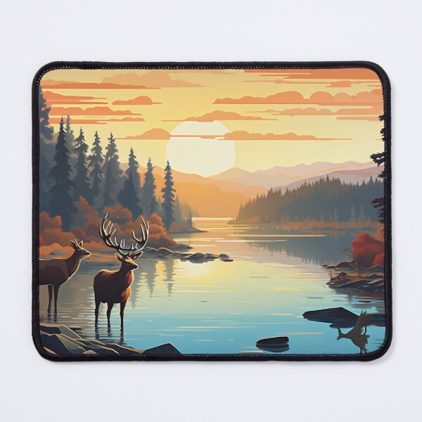 Item preview, Artwork of nordic landscape designed and sold by Art91design.