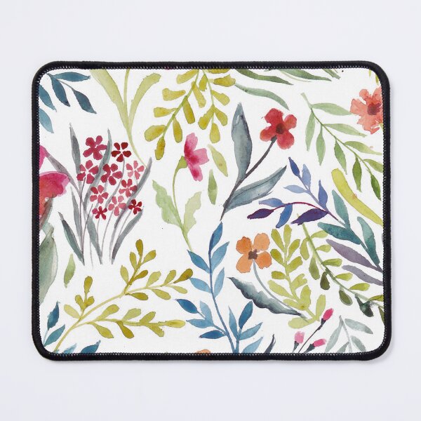 Item preview, Watercolor Colorful Flowers with Leaves designed and sold by colorfulglee.