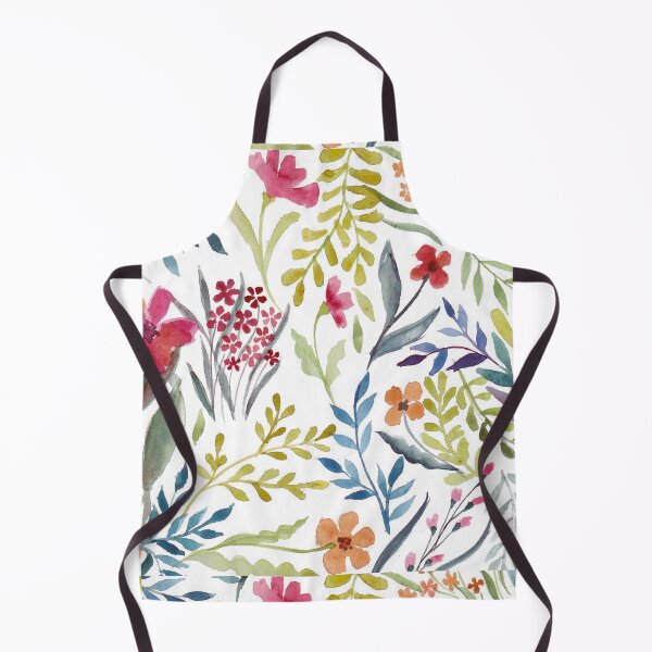 Item preview, Watercolor Colorful Flowers with Leaves designed and sold by colorfulglee.